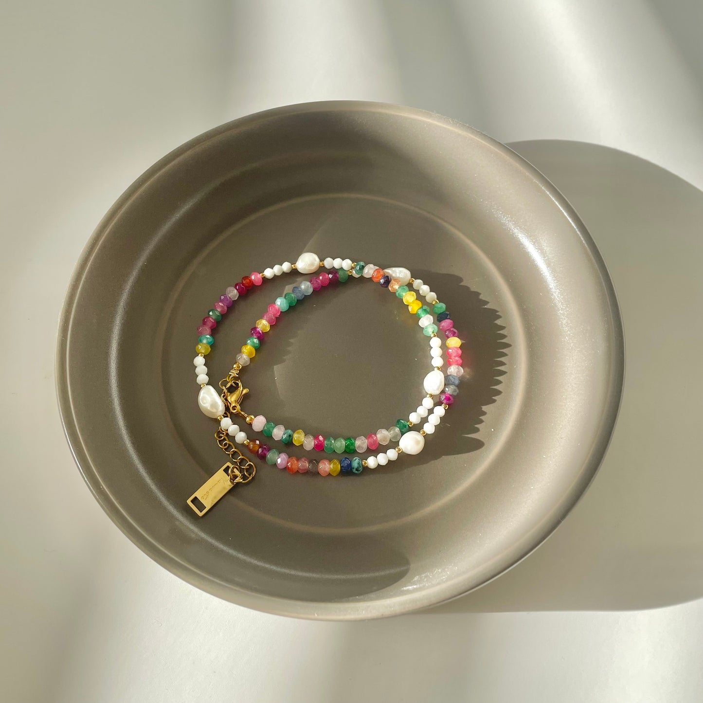 Raya Beaded Necklace - Namaste Jewelry Canada