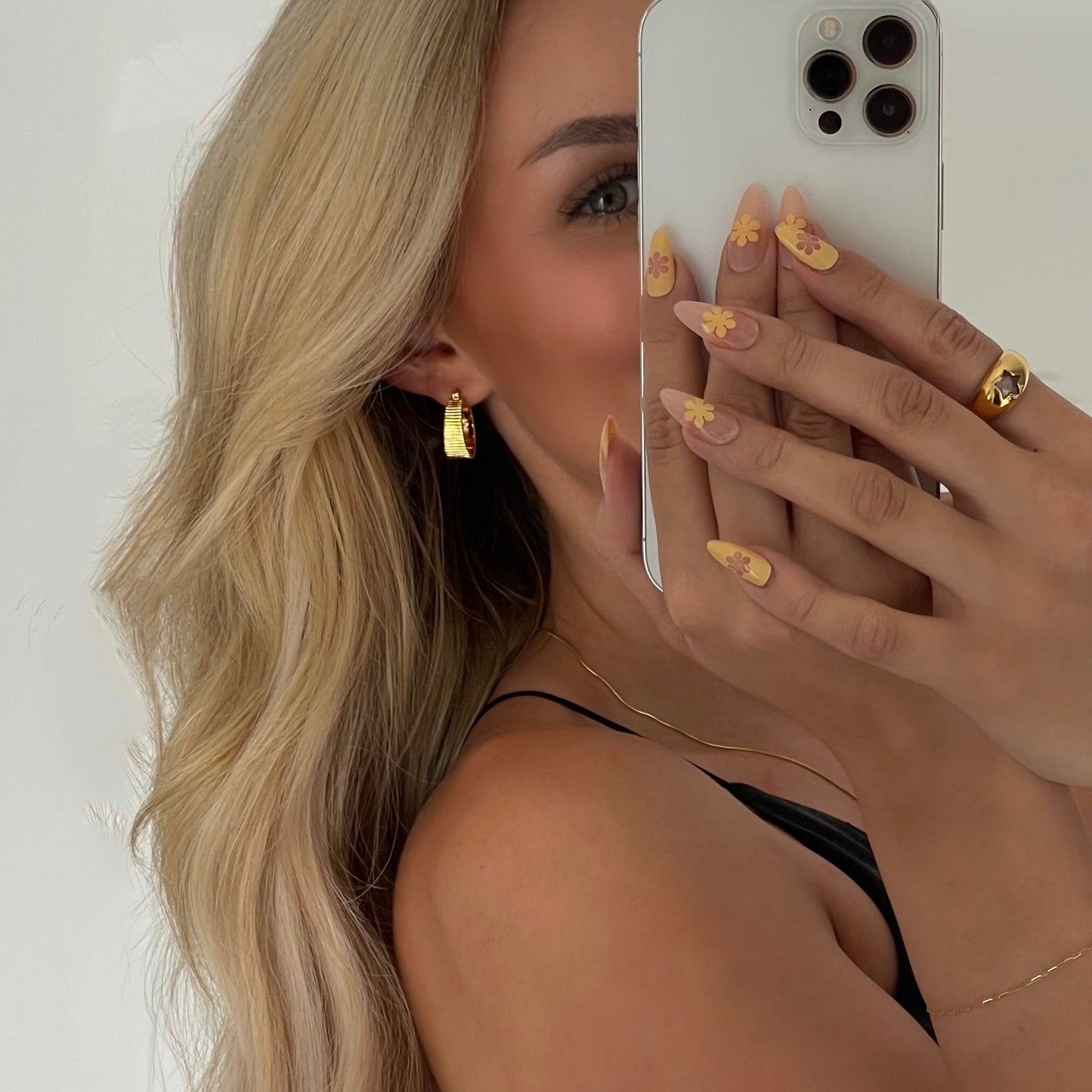 Ribbed Chunky Hoops - Namaste Jewelry Canada