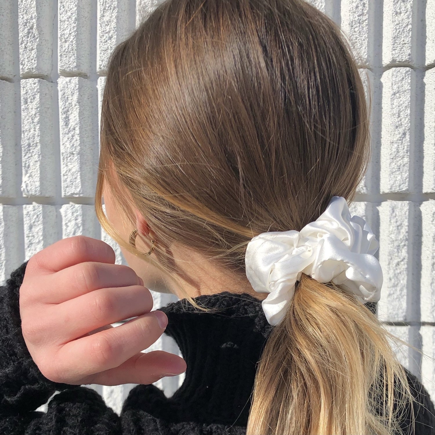 Satin Sweetheart Scrunchie - Namaste Jewelry Canada