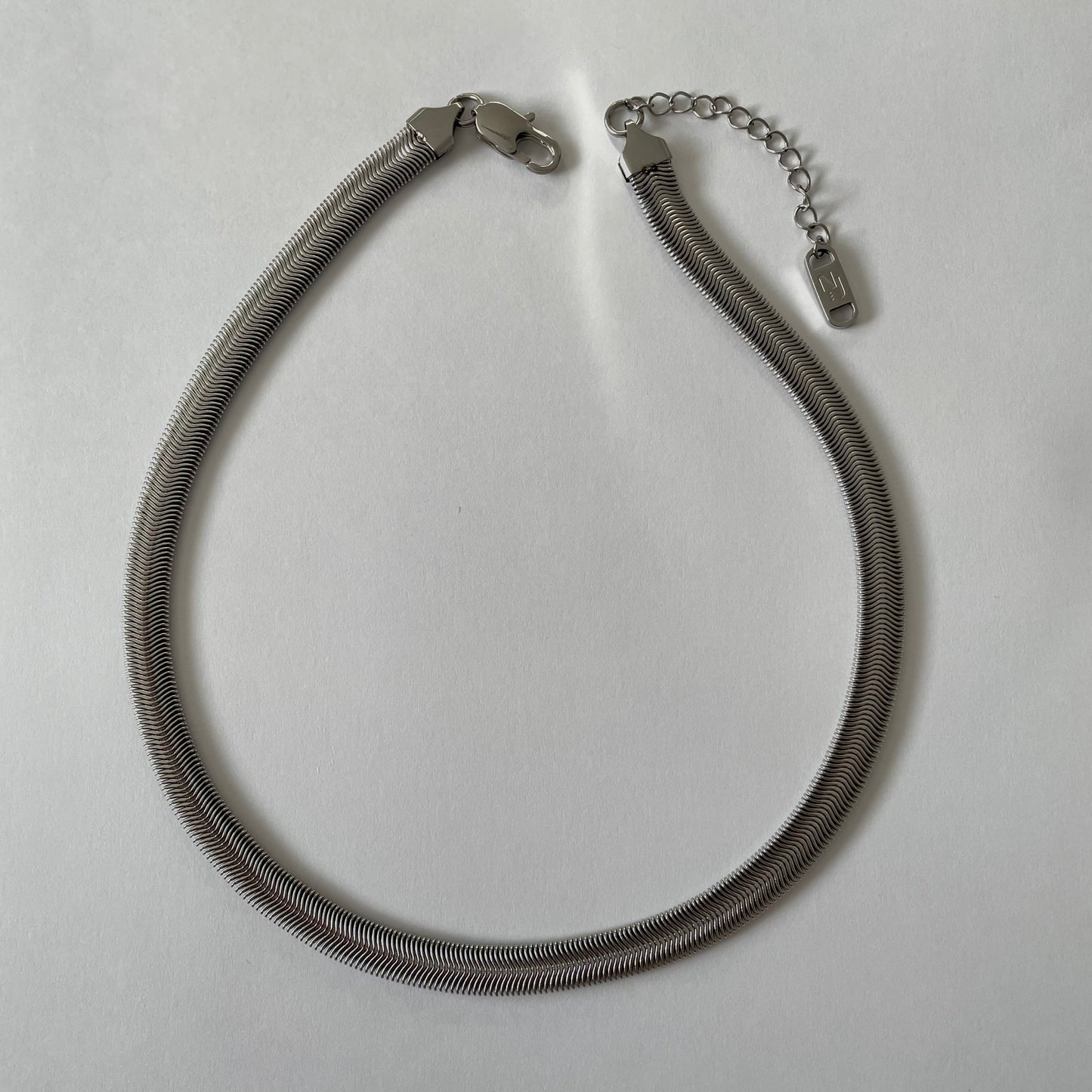 Serpent Chain Necklace - Silver - Namaste Jewelry Canada