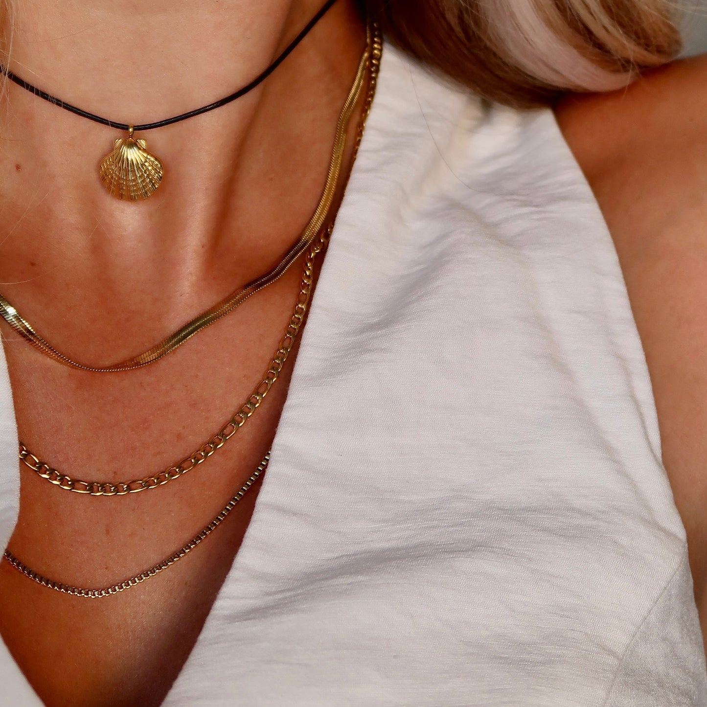 Shaylene Three Layer Necklace - Namaste Jewelry Canada