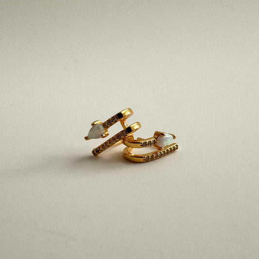 Sidra Double Huggies - Namaste Jewelry Canada