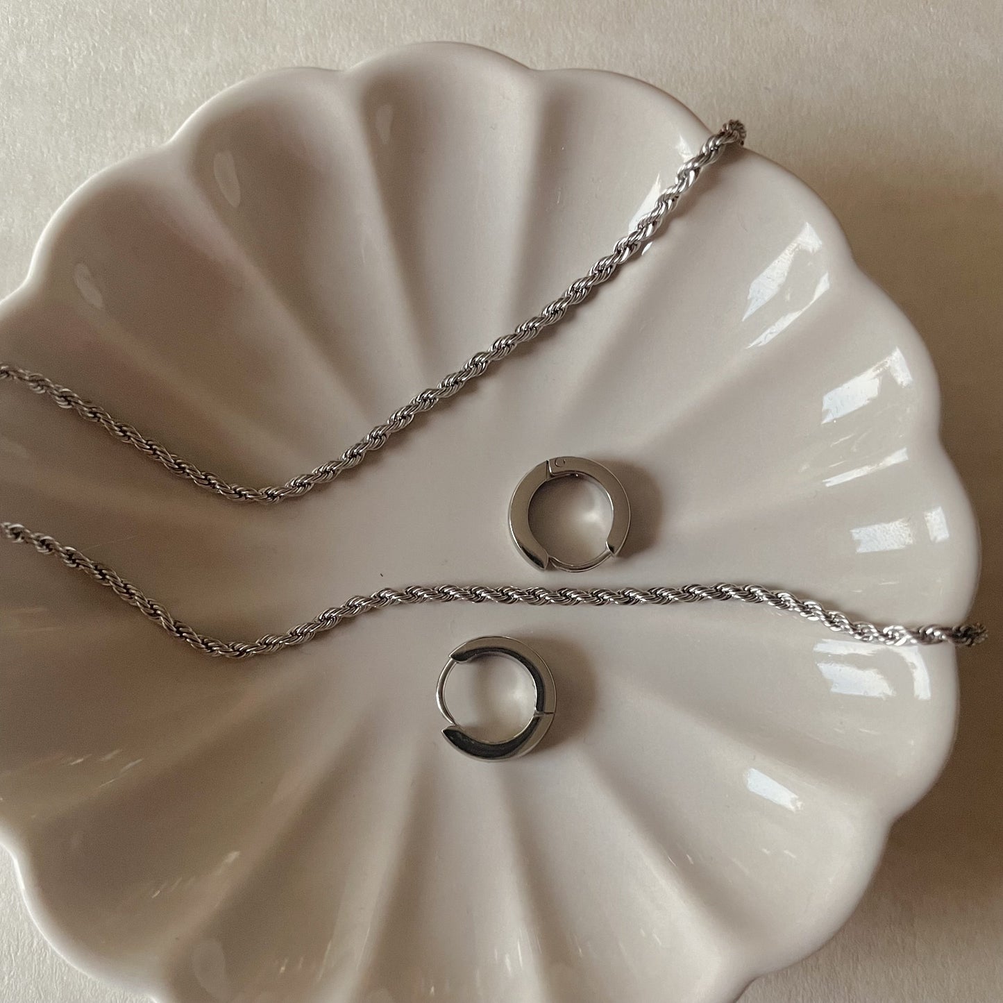 Slim Corde Necklace - Silver - Namaste Jewelry Canada