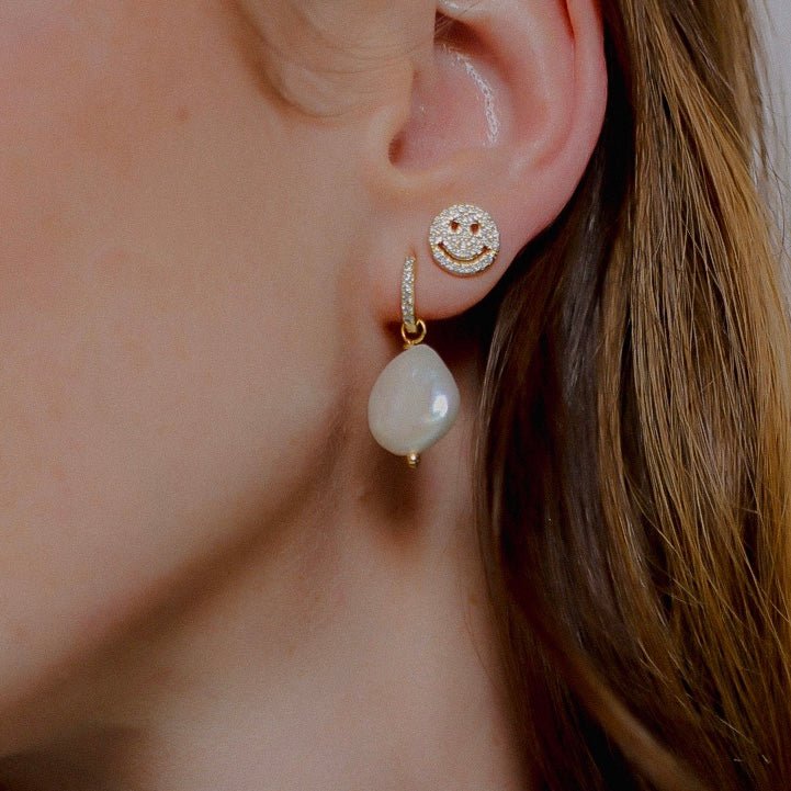 Smiley Studs - Namaste Jewelry Canada