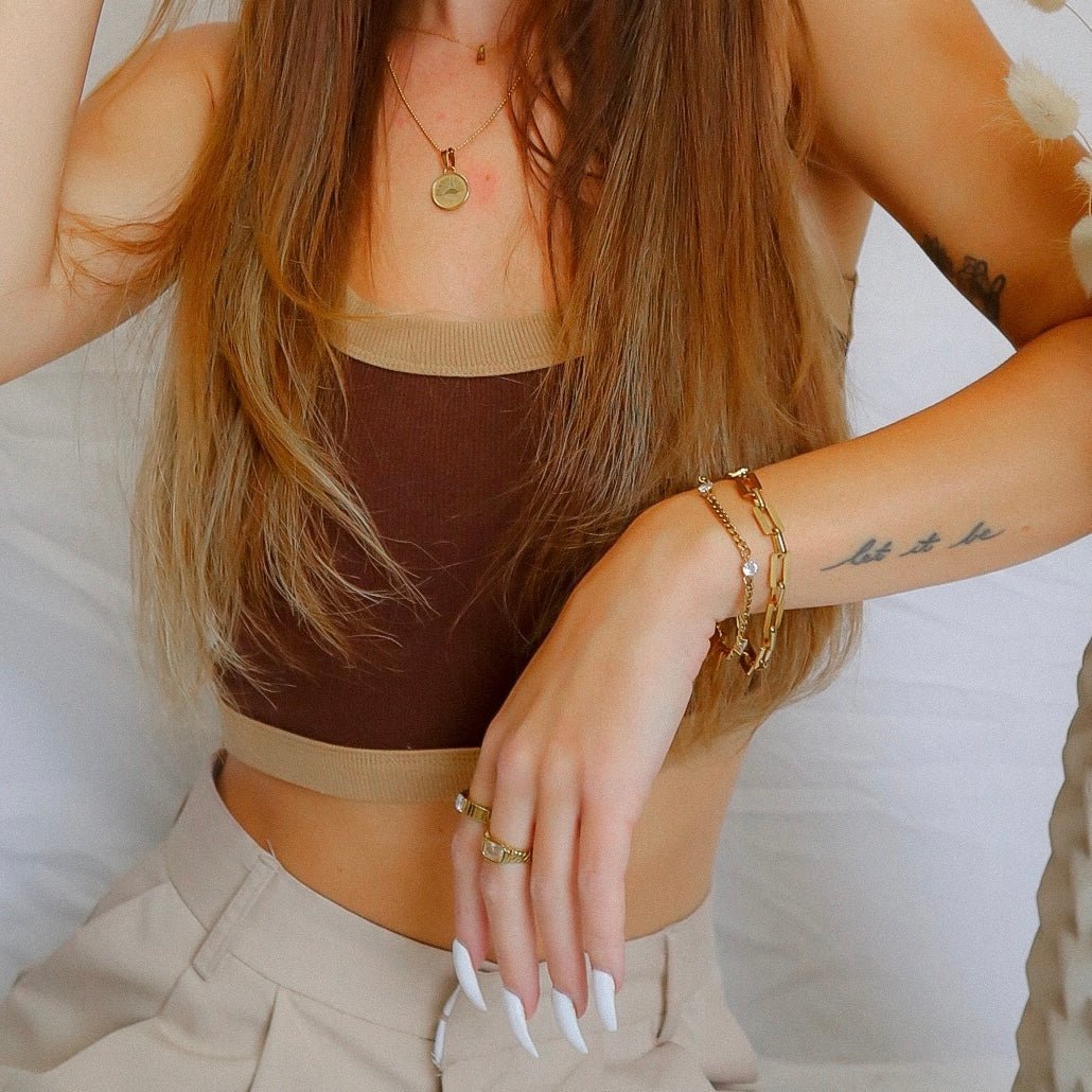 Soleil aka Sun Necklace- Rose Gold - Namaste Jewelry Canada