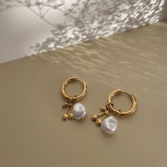 Takes 3 to Spill the Tea Hoops - Namaste Jewelry Canada