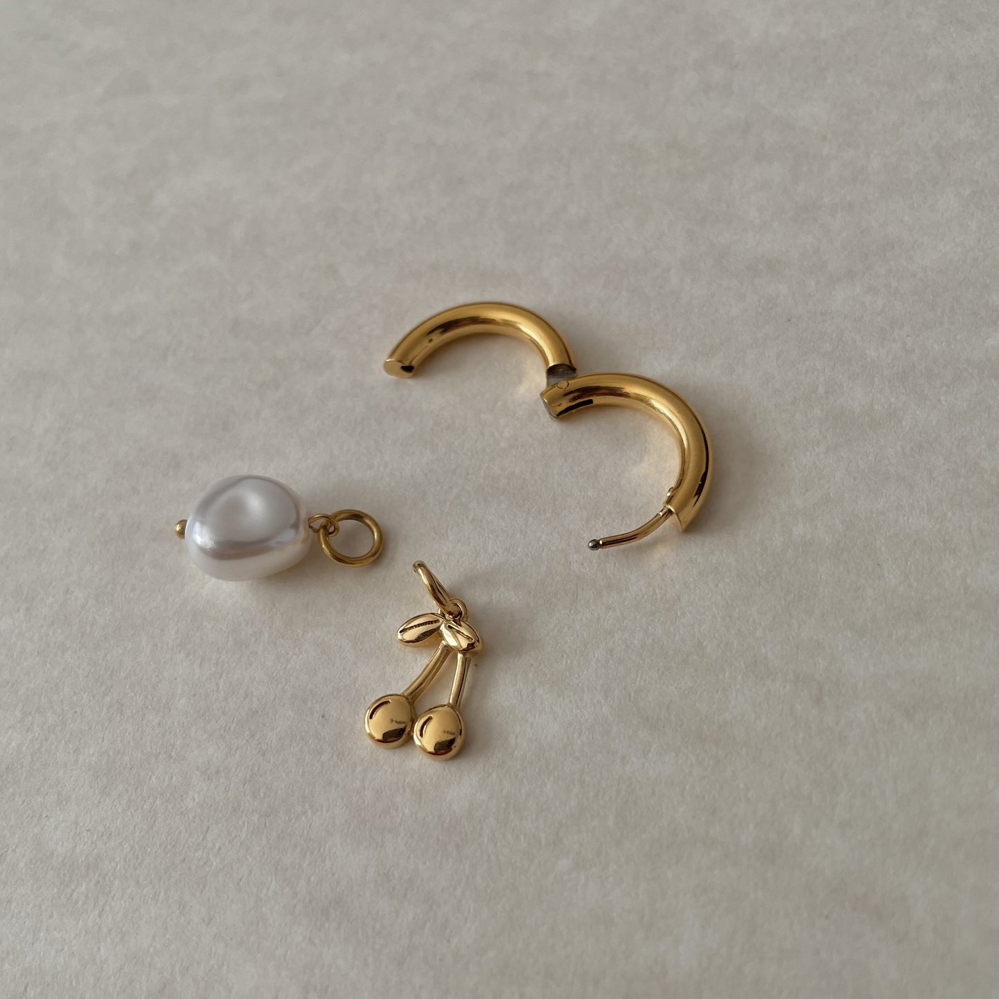 Takes 3 to Spill the Tea Hoops - Namaste Jewelry Canada