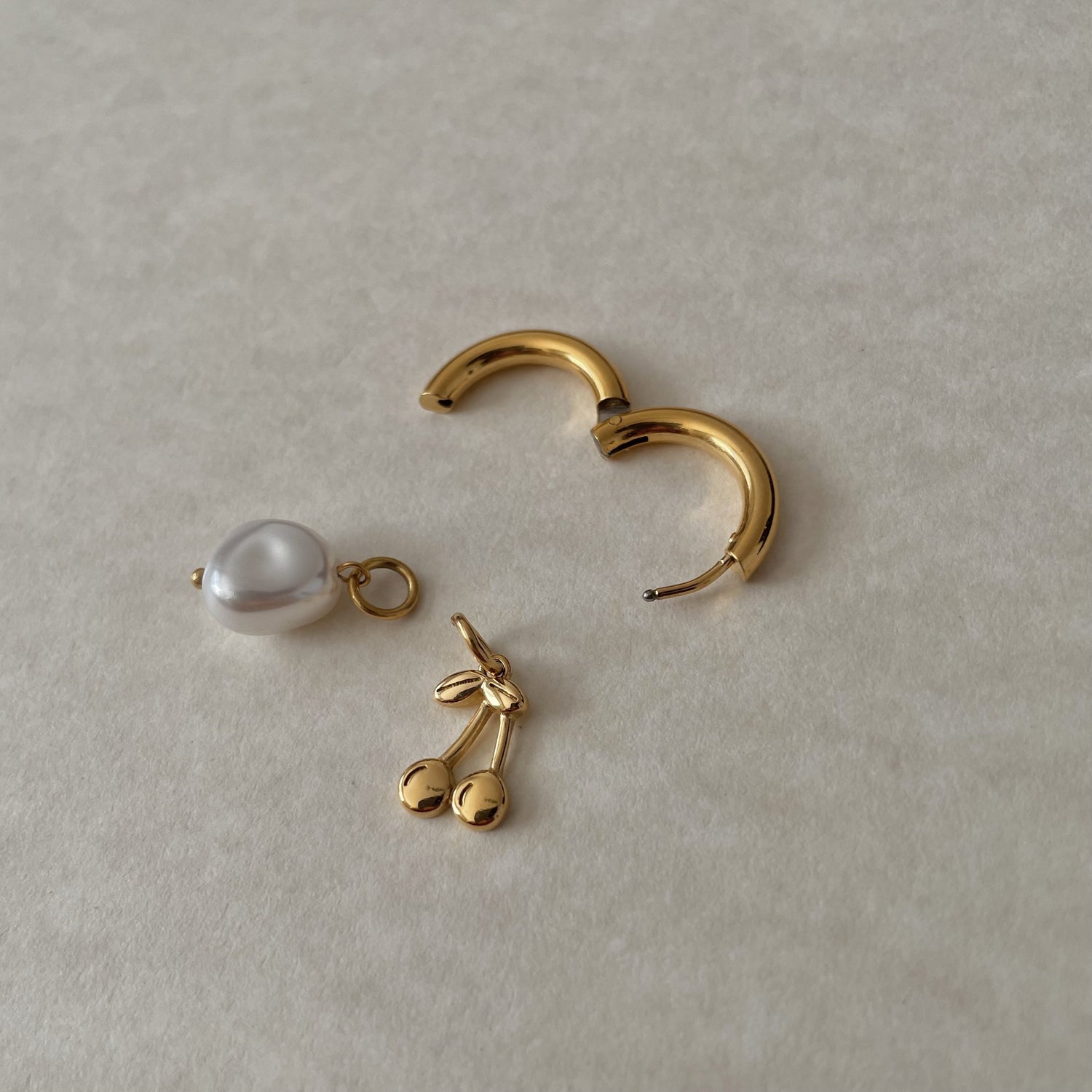 Takes 3 to Spill the Tea Hoops - Namaste Jewelry Canada