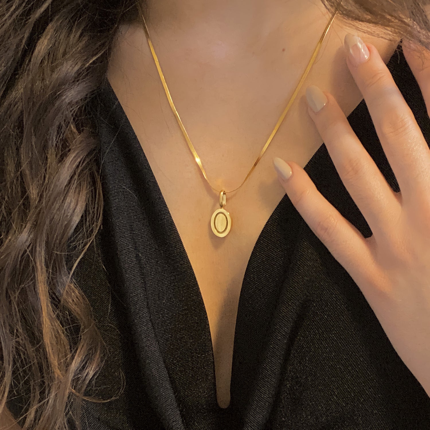 ‘You are Enough’ Affirmation Necklace - Gold - Namaste Jewelry Canada
