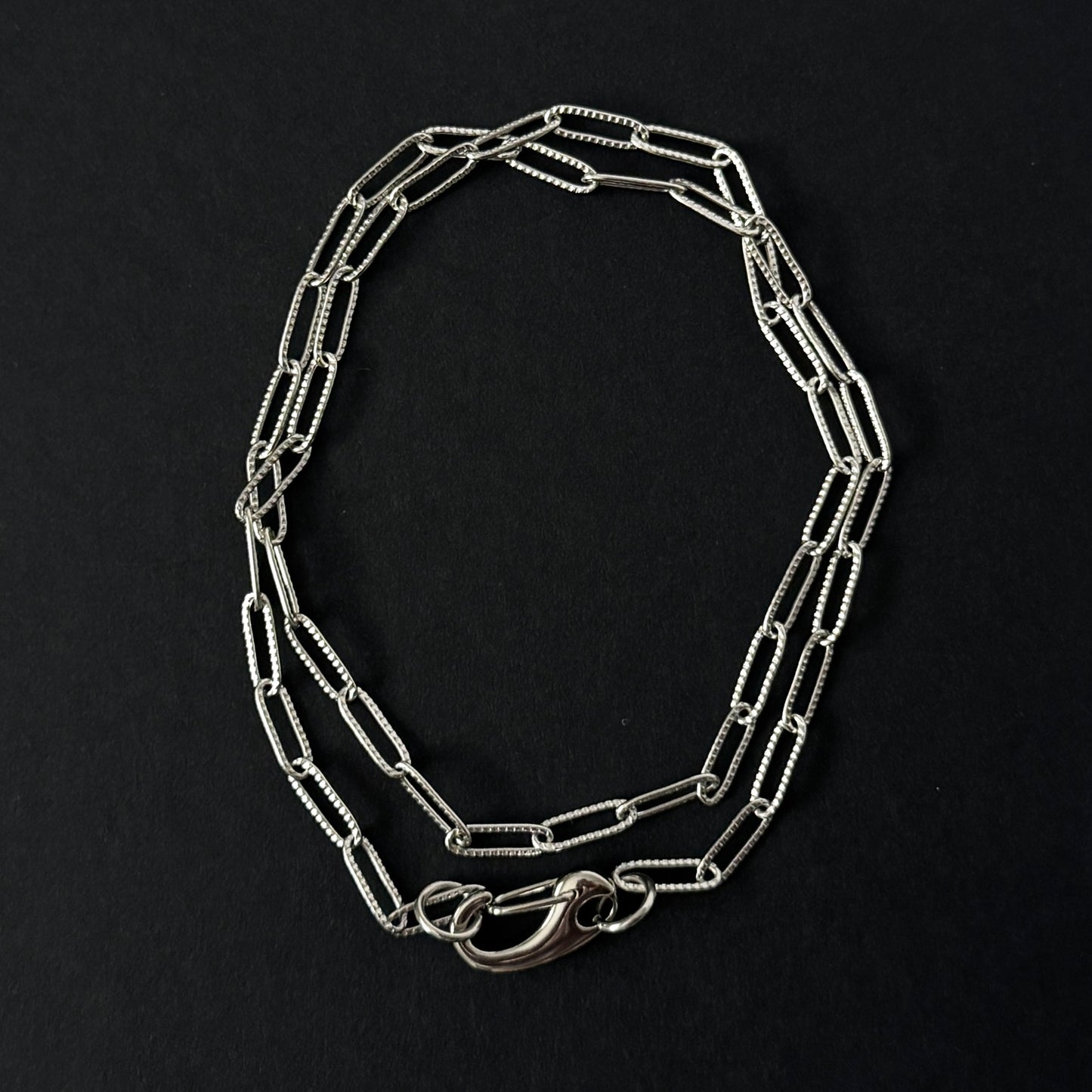 Aera Chain Necklace- Silver