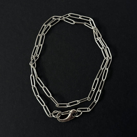 Aera Chain Necklace- Silver