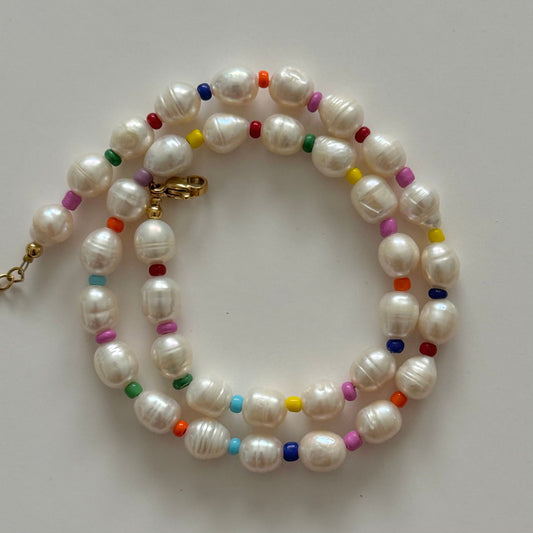 Amira Beaded Necklace - Namaste Jewelry Canada