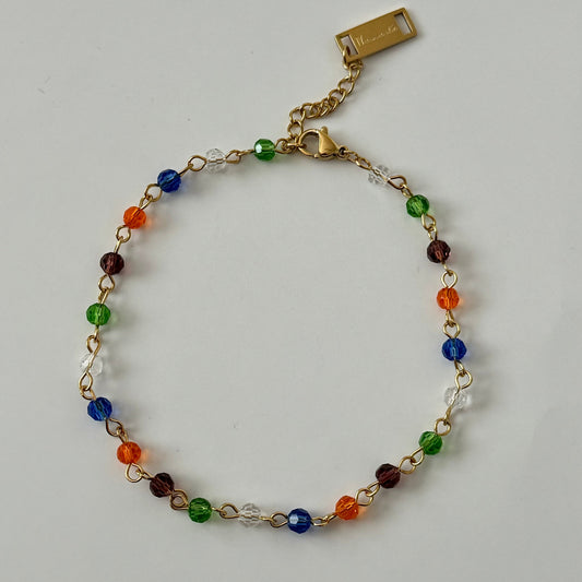 Benny Beaded Anklet - Namaste Jewelry Canada