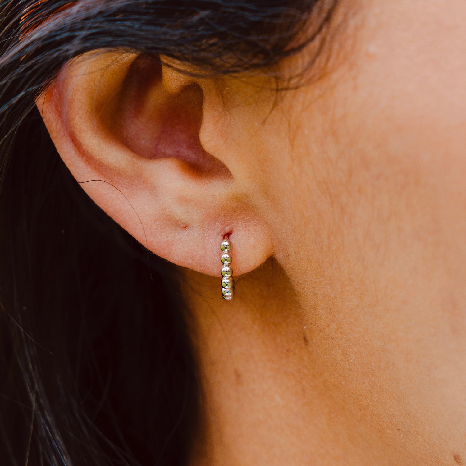 Bubble Huggies - Silver - Namaste Jewelry Canada