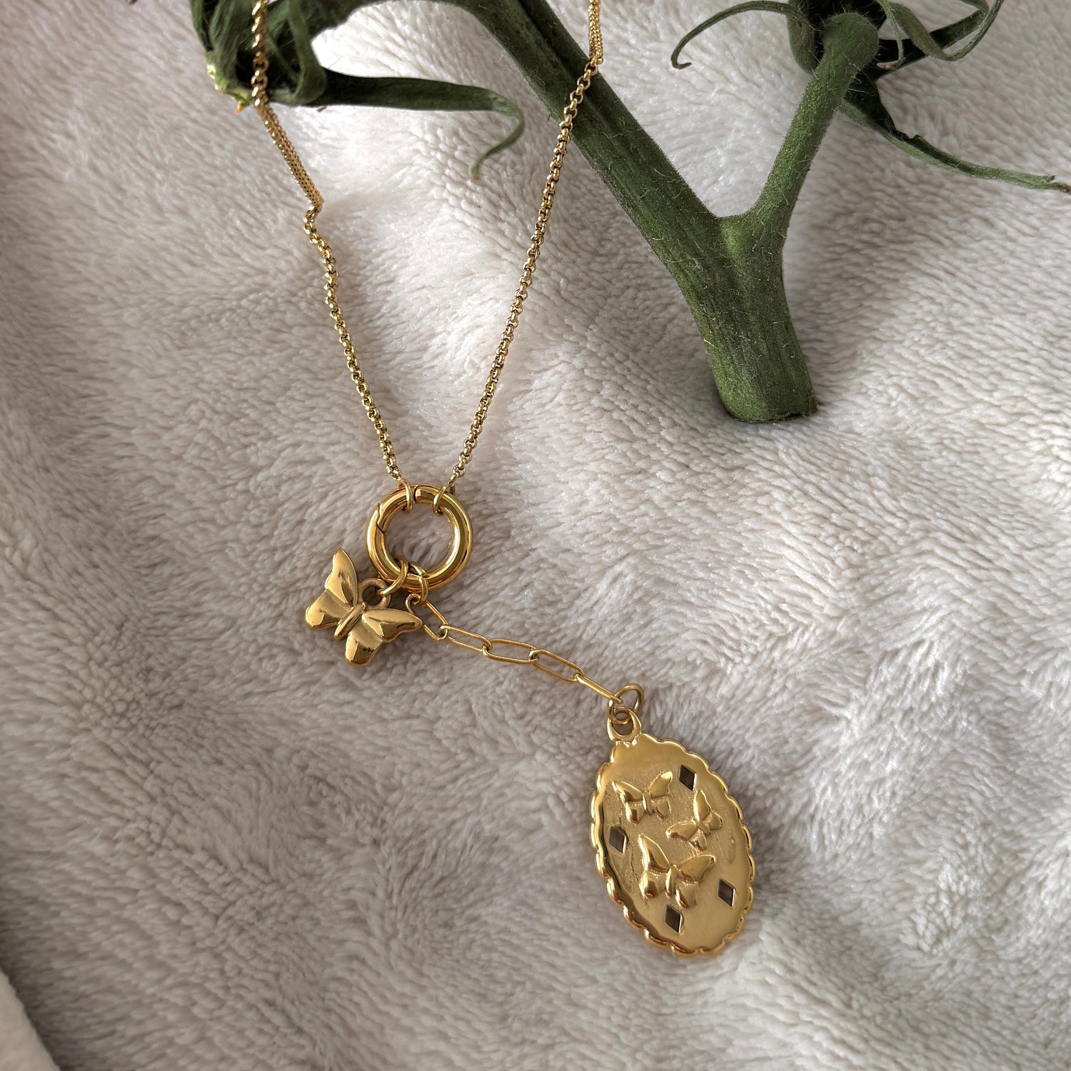 Butterfly aka Papillon Necklace 3.0 - Namaste Jewelry Canada