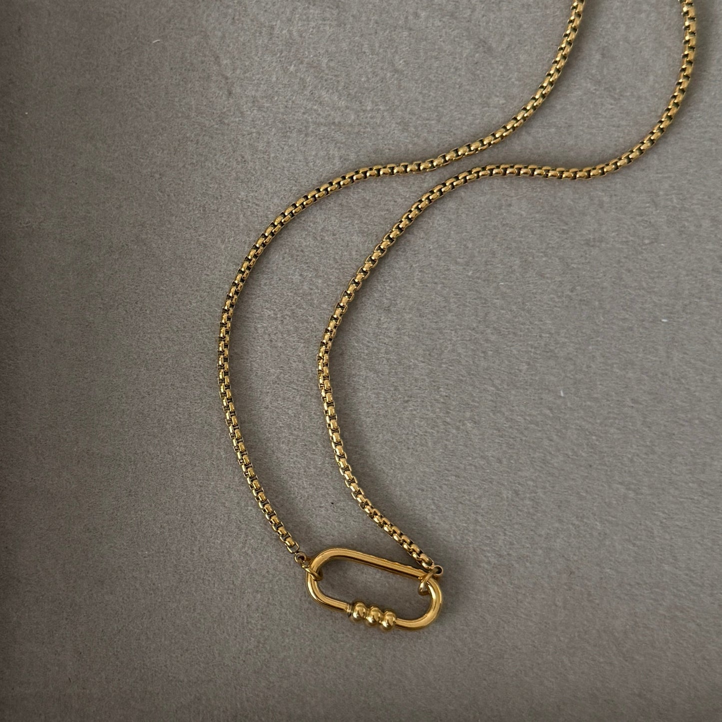 Carabiner 2.0 Necklace - Namaste Jewelry Canada