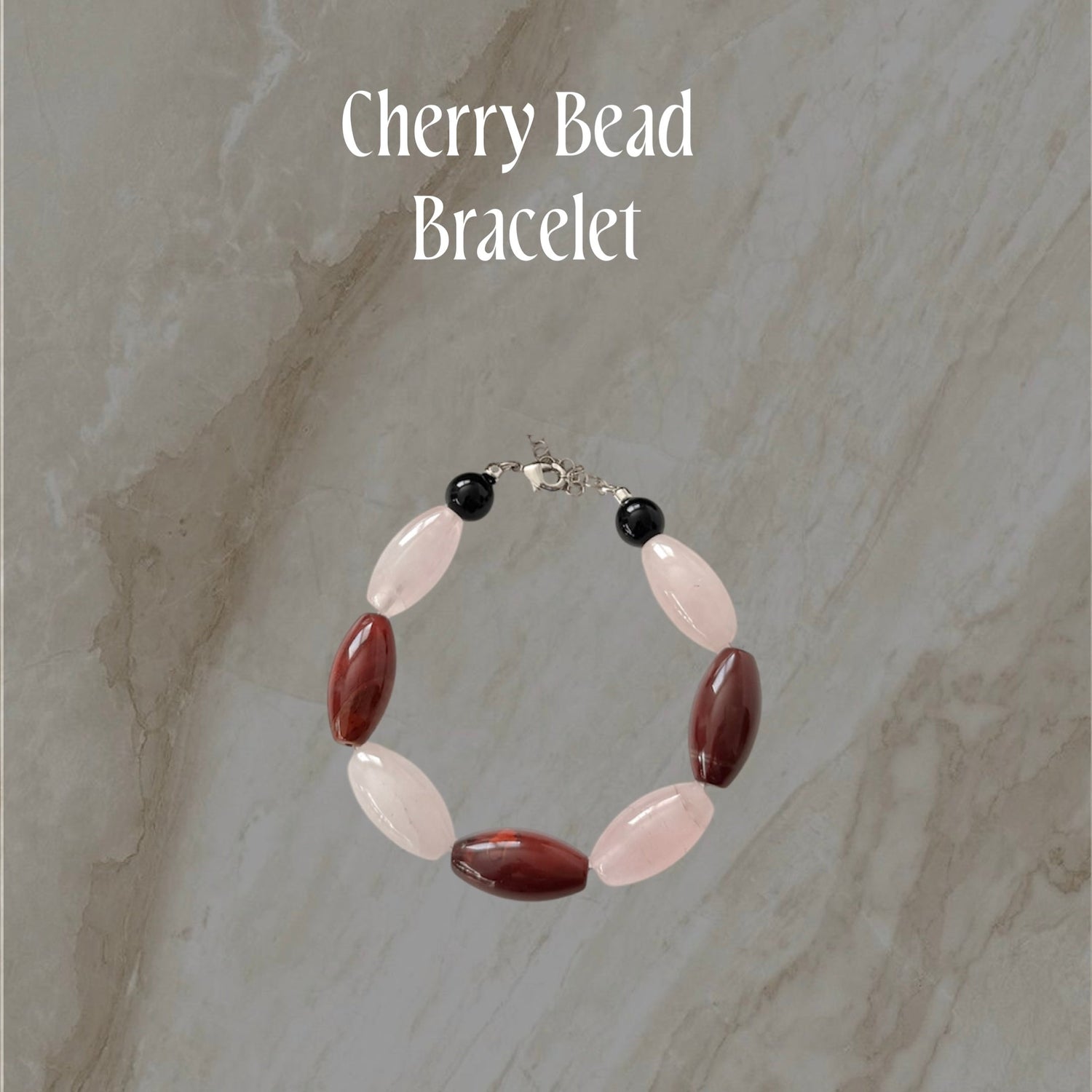 Cherry Bead Bracelet - Namaste Jewelry Canada