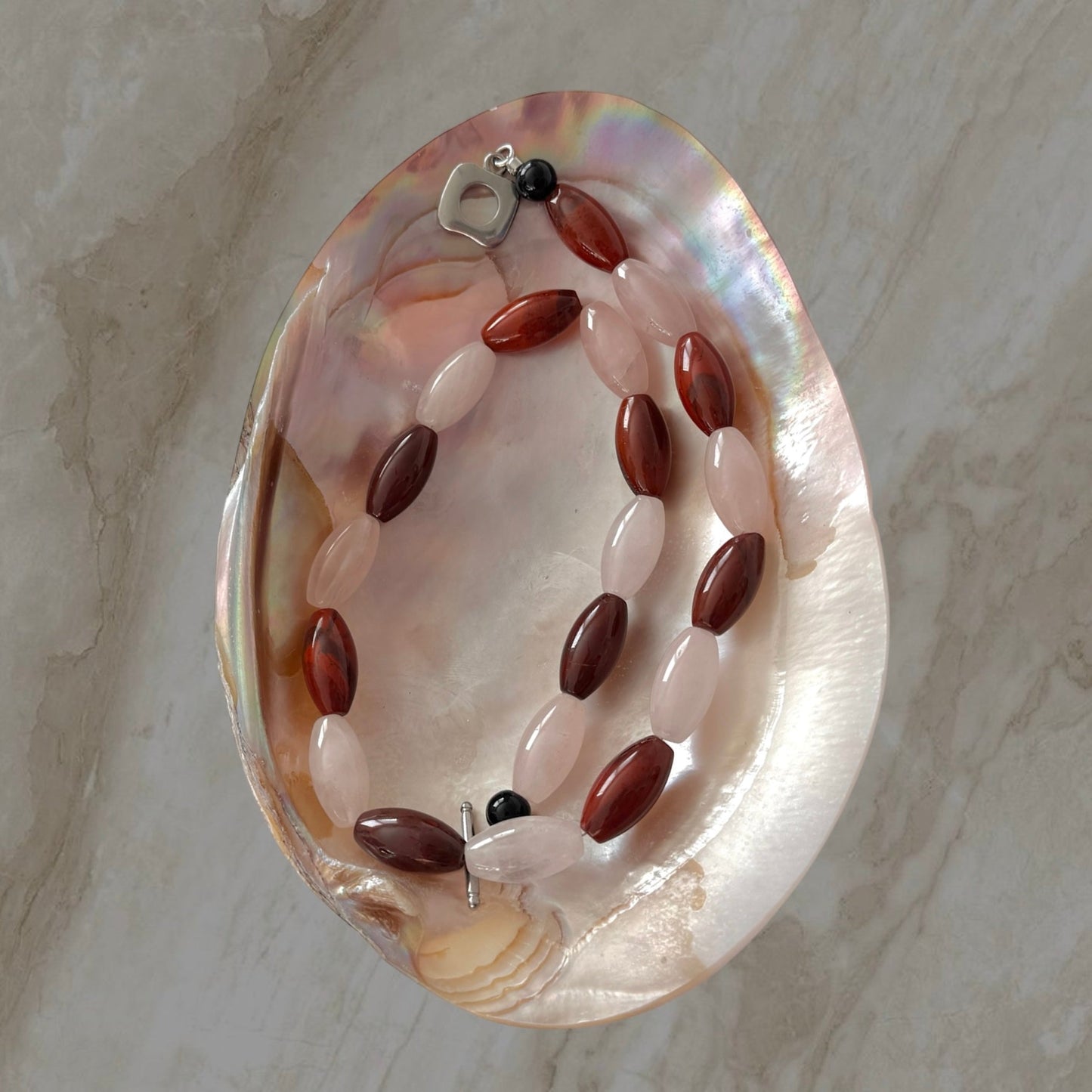 Cherry Beaded Necklace - Namaste Jewelry Canada