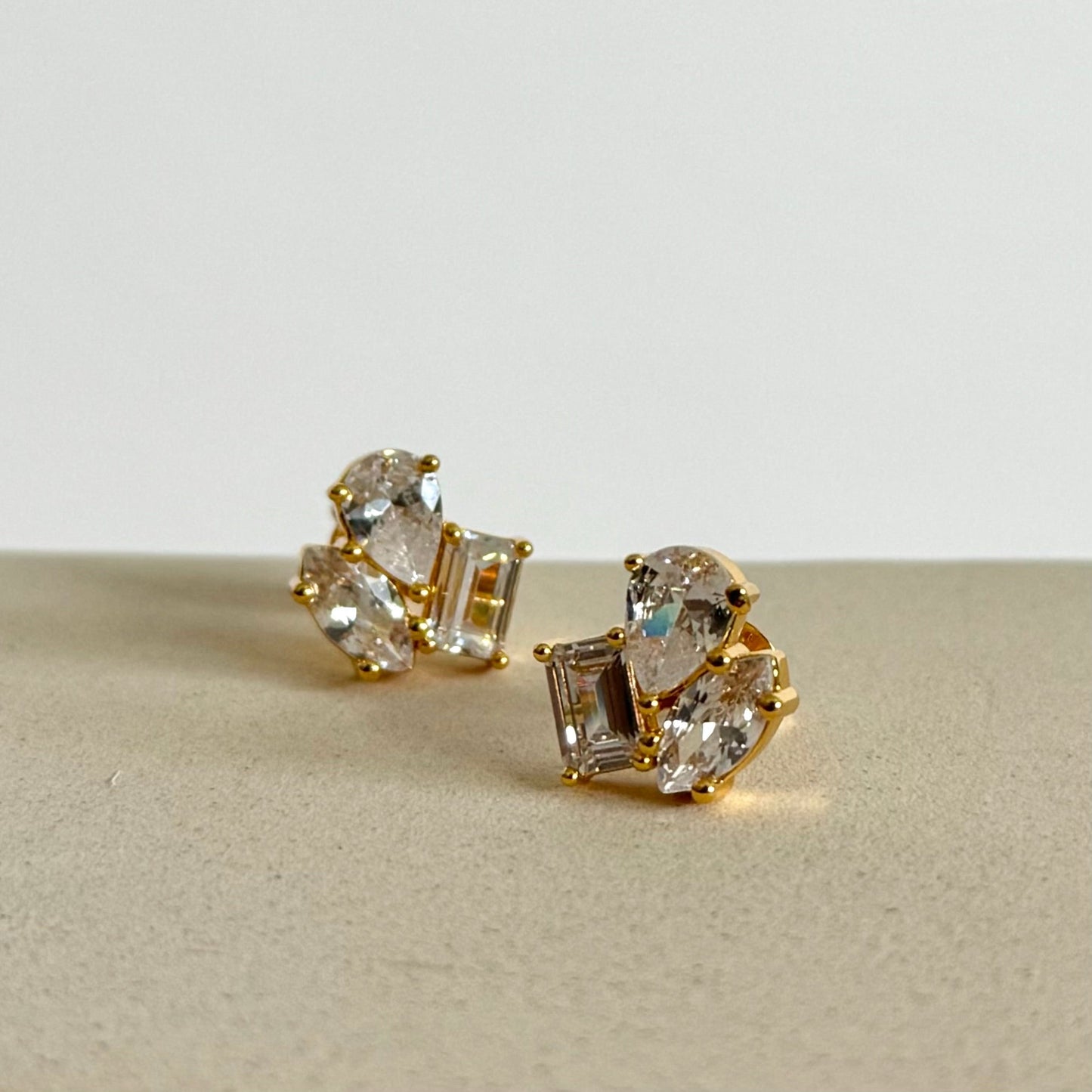 Emra Cluster Studs - Namaste Jewelry Canada