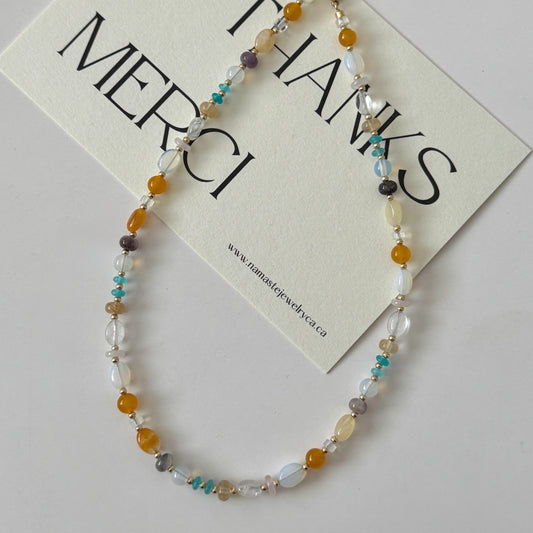 Fiha Bead Necklace - Namaste Jewelry Canada