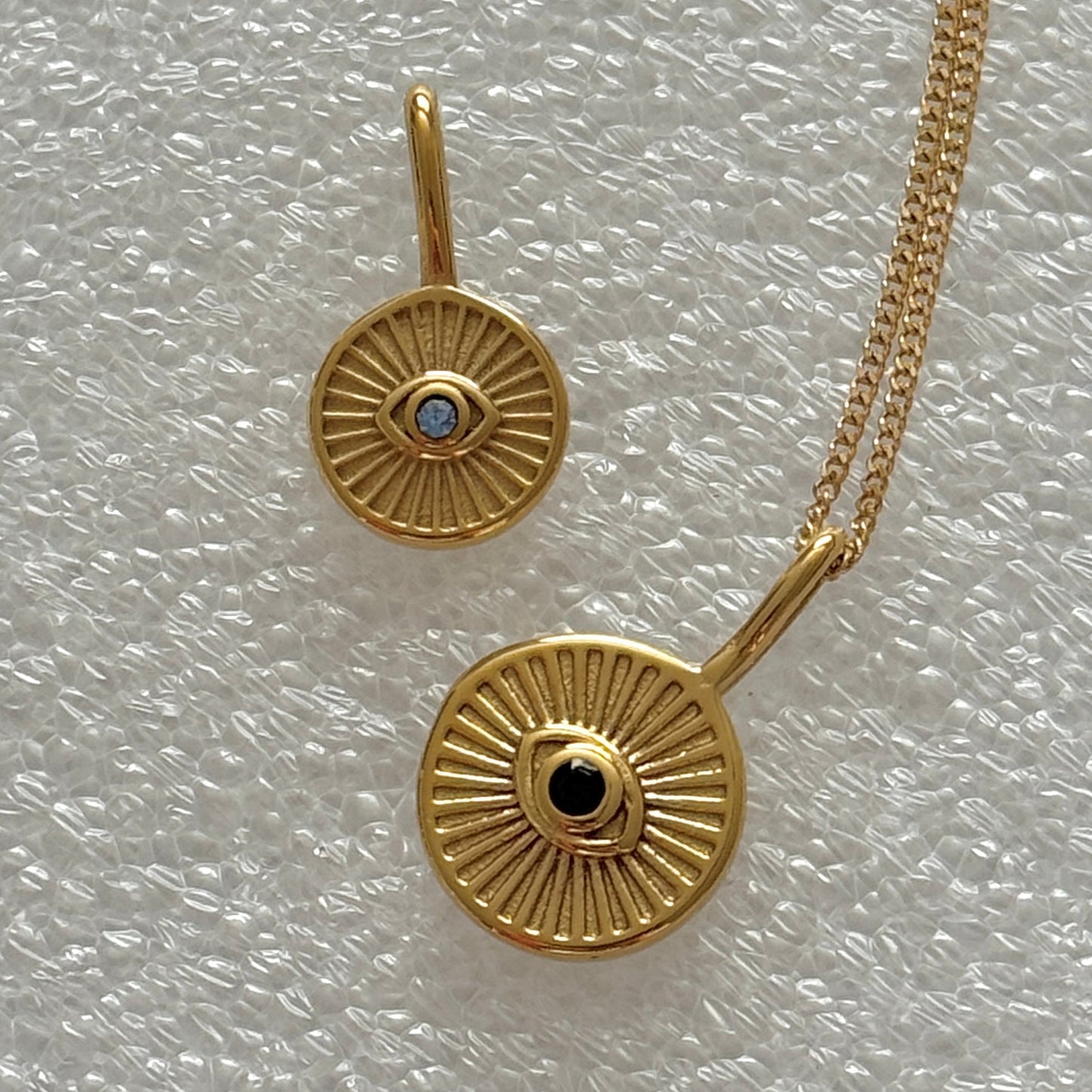 Large Evil Eye 2.0 Necklace - Gold - Namaste Jewelry Canada