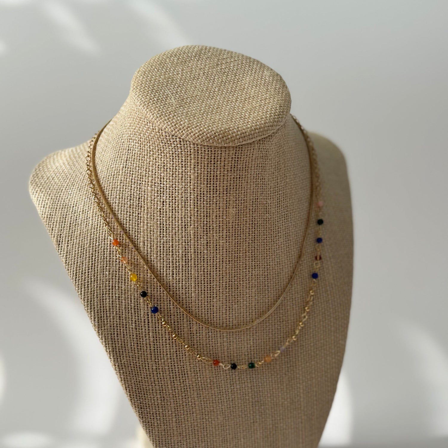 Laura Two Layer Necklace - Namaste Jewelry Canada