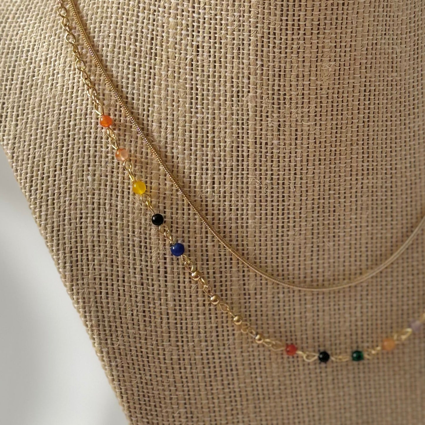 Laura Two Layer Necklace - Namaste Jewelry Canada