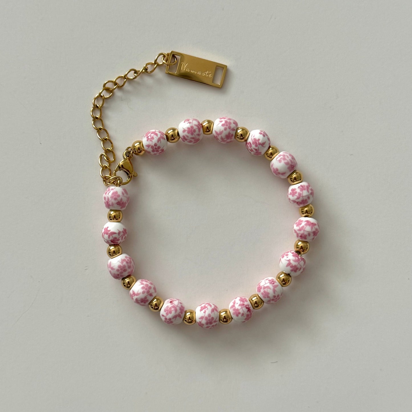 Lujain Bracelet - Pink - Namaste Jewelry Canada