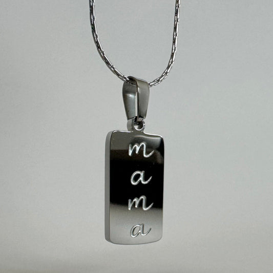 Mama Necklace - Silver - Namaste Jewelry Canada