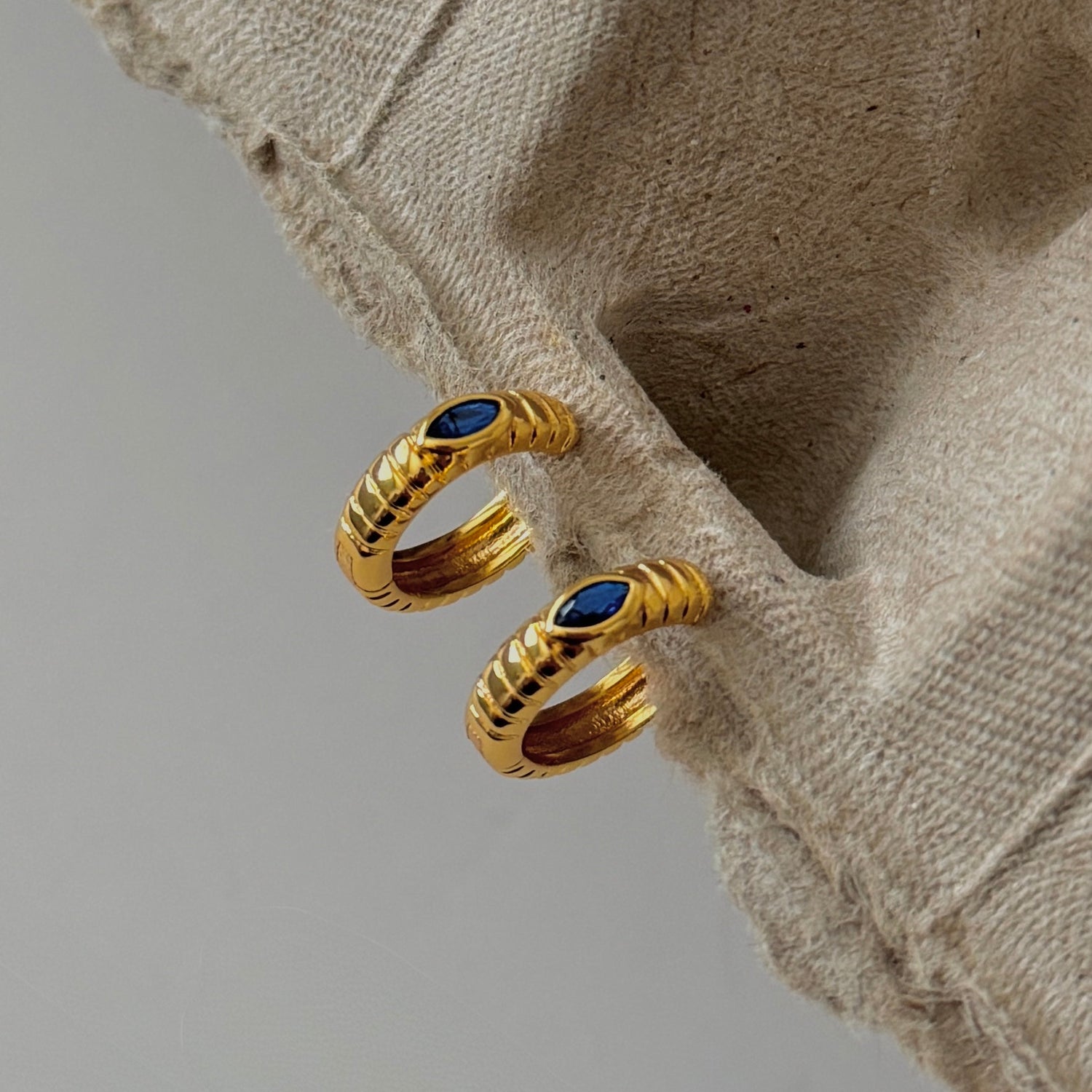 Marquise Ocean Huggies - Namaste Jewelry Canada