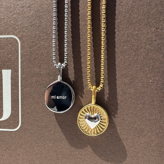 Mi Amor Necklace - Gold - Namaste Jewelry Canada