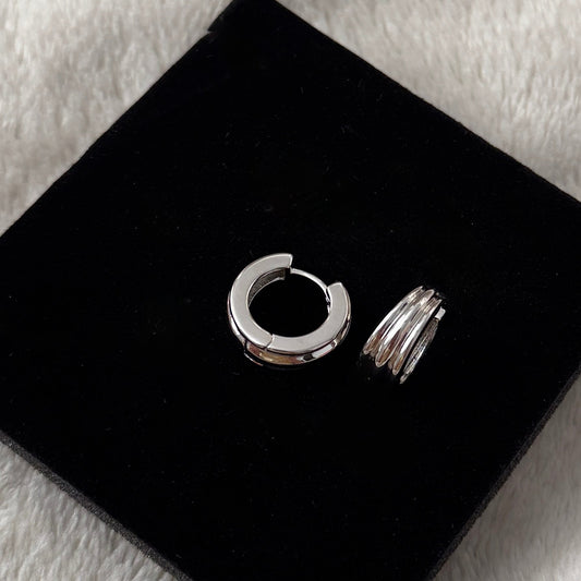 Miami Hoops - Silver - Namaste Jewelry Canada