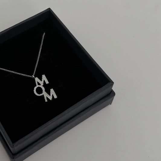Mom Necklace - Silver - Namaste Jewelry Canada