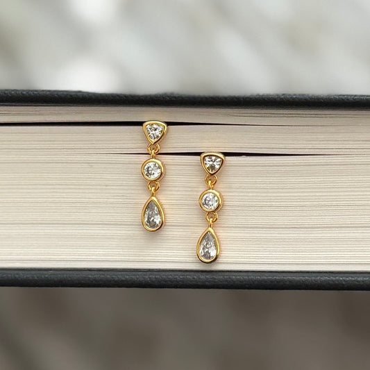 Namra Earrings - Gold - Namaste Jewelry Canada