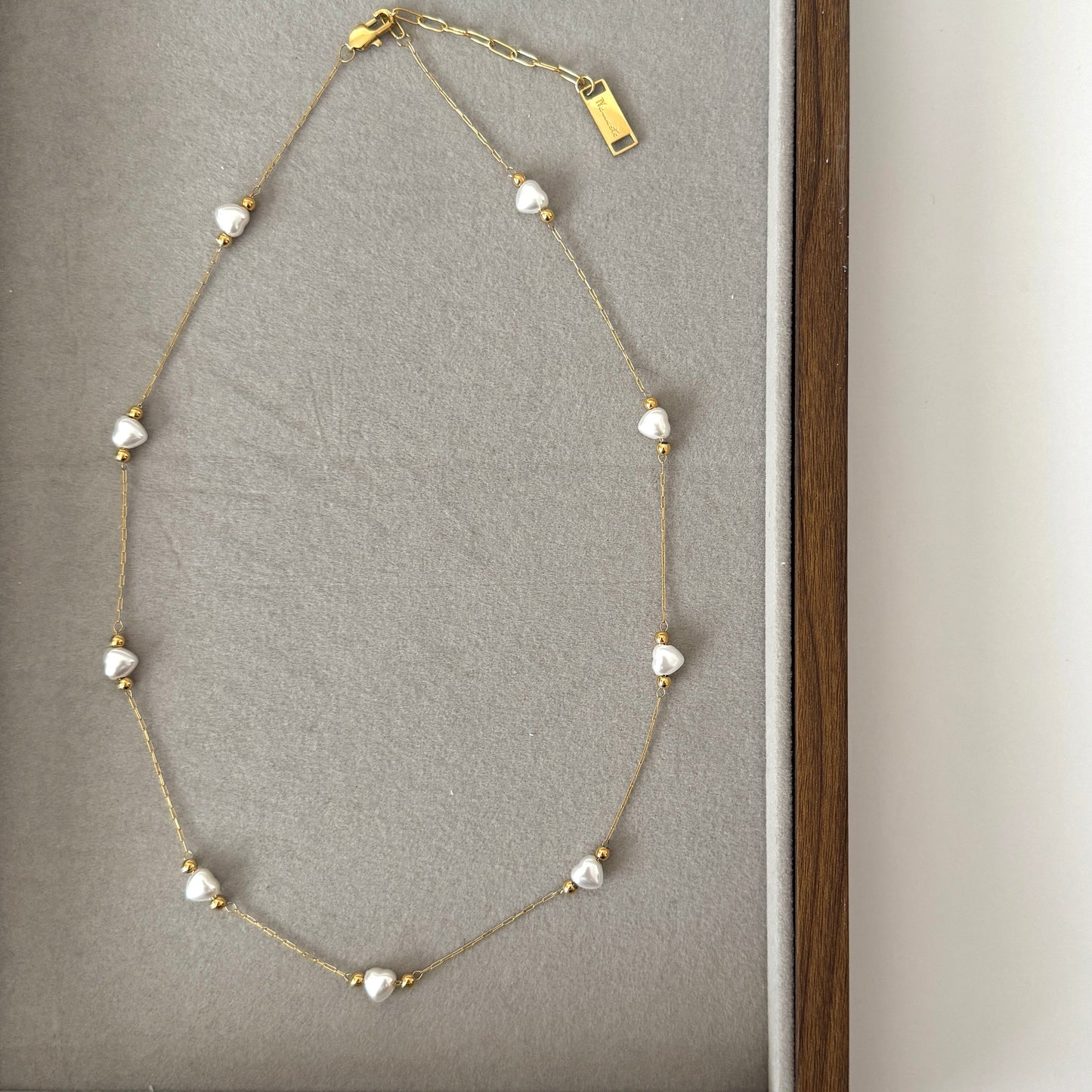 Pearl Heart Necklace - Namaste Jewelry Canada