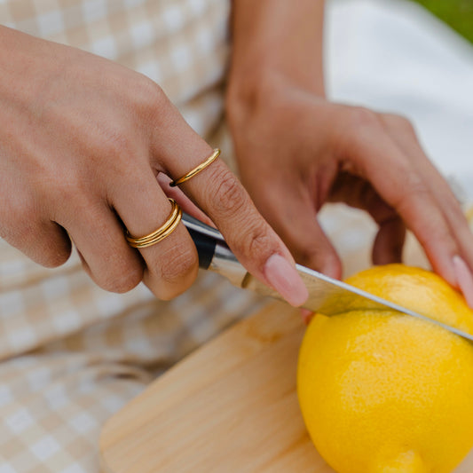 Plain Stacking Ring - Namaste Jewelry Canada