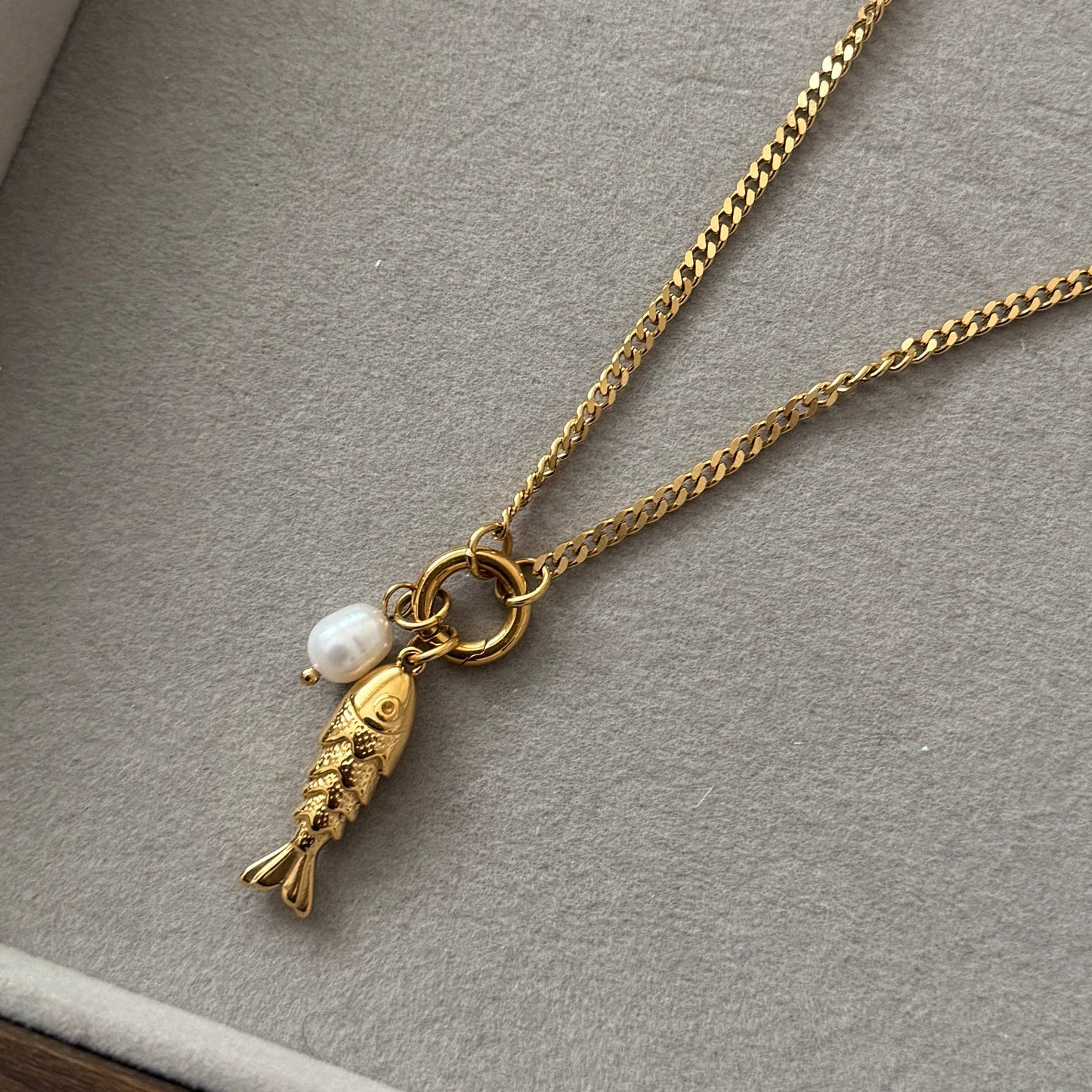 Poisson Charm Necklace - Namaste Jewelry Canada
