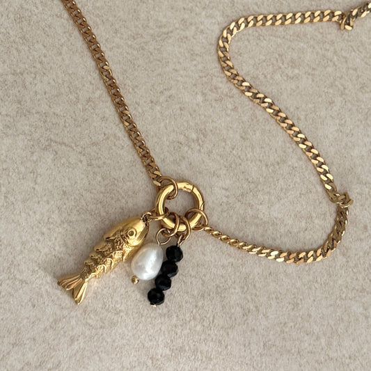 Poisson Charm Necklace - Namaste Jewelry Canada