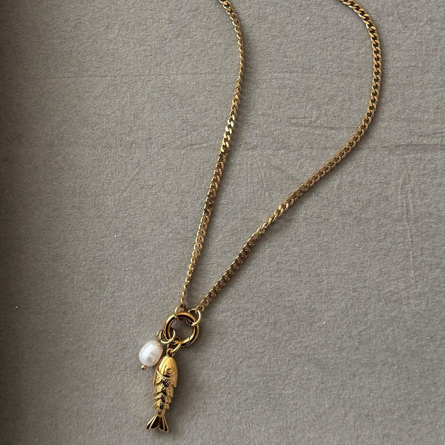 Poisson Charm Necklace - Namaste Jewelry Canada