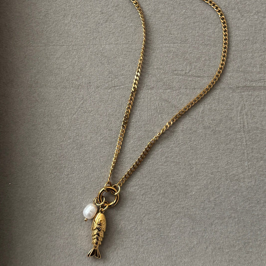 Poisson Charm Necklace - Namaste Jewelry Canada