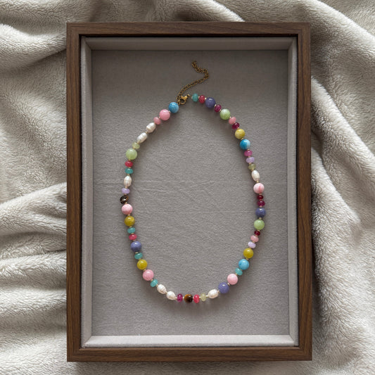 Raya 2.0 Beaded Necklace - Namaste Jewelry Canada