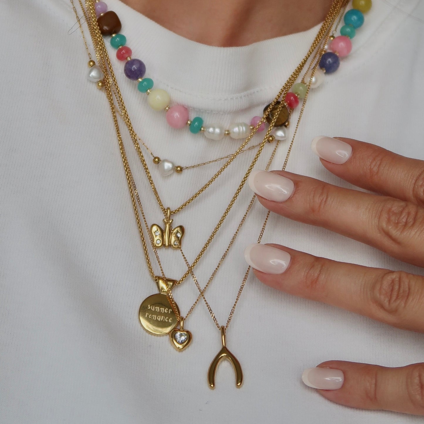 Raya 2.0 Beaded Necklace - Namaste Jewelry Canada