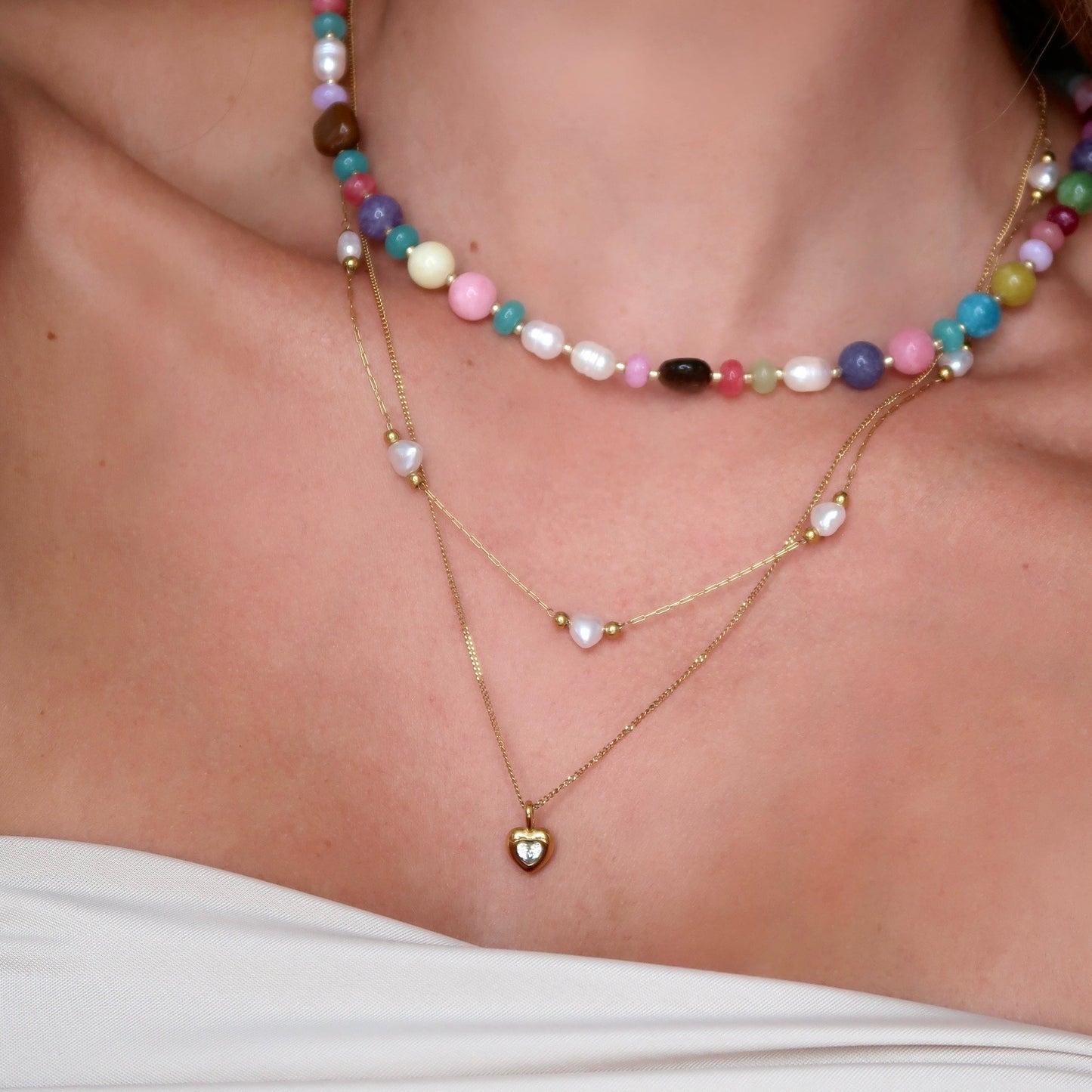Raya 2.0 Beaded Necklace - Namaste Jewelry Canada