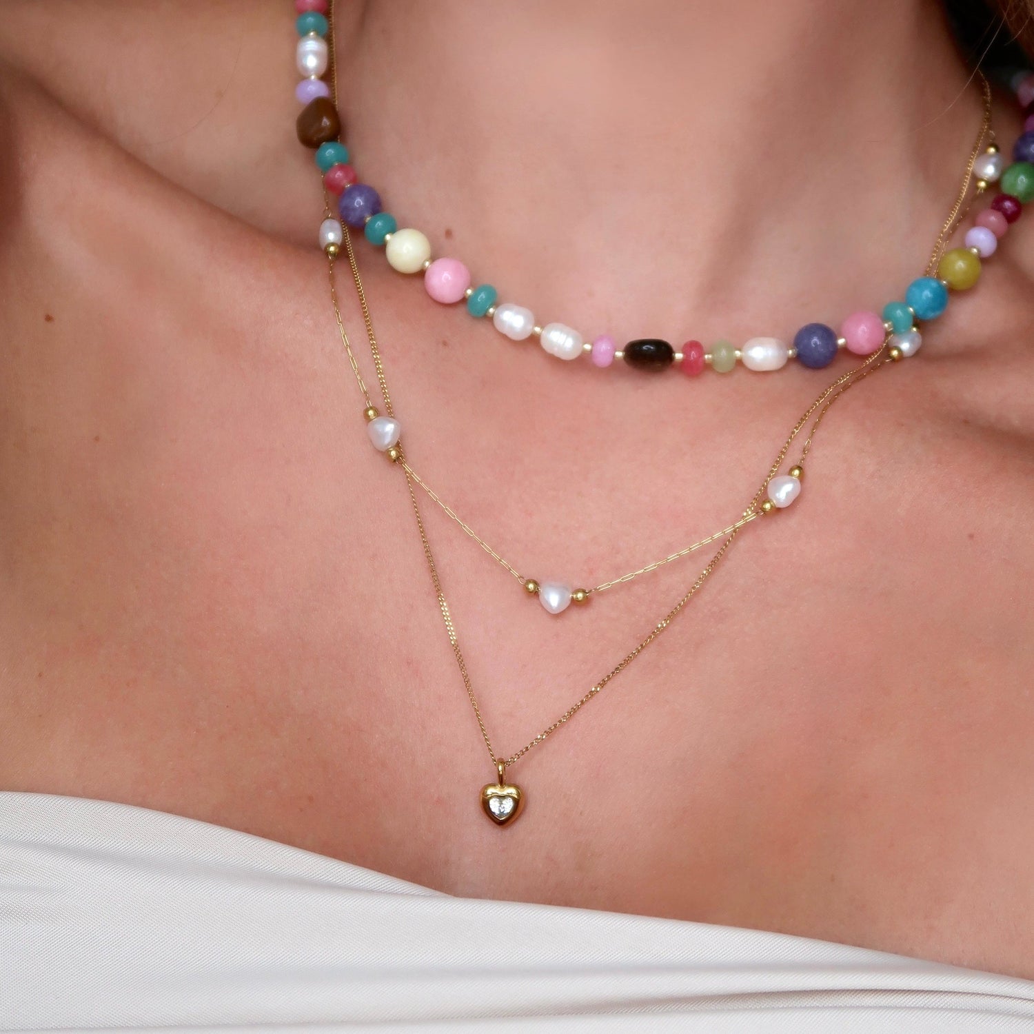 Raya 2.0 Beaded Necklace - Namaste Jewelry Canada
