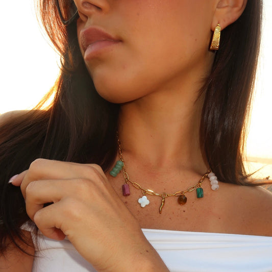 Risa Charm Necklace - Namaste Jewelry Canada