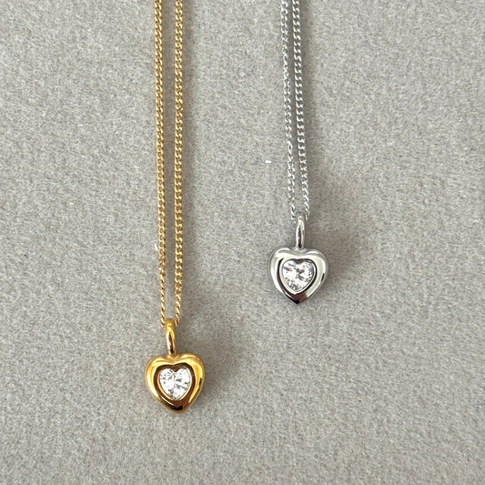 Ruh Necklace - White Stone - Namaste Jewelry Canada