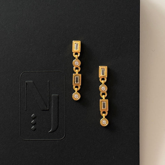 Samra Earrings - Gold - Namaste Jewelry Canada