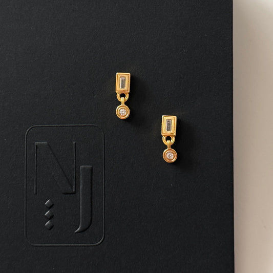 Samra Mini Earrings - Gold - Namaste Jewelry Canada