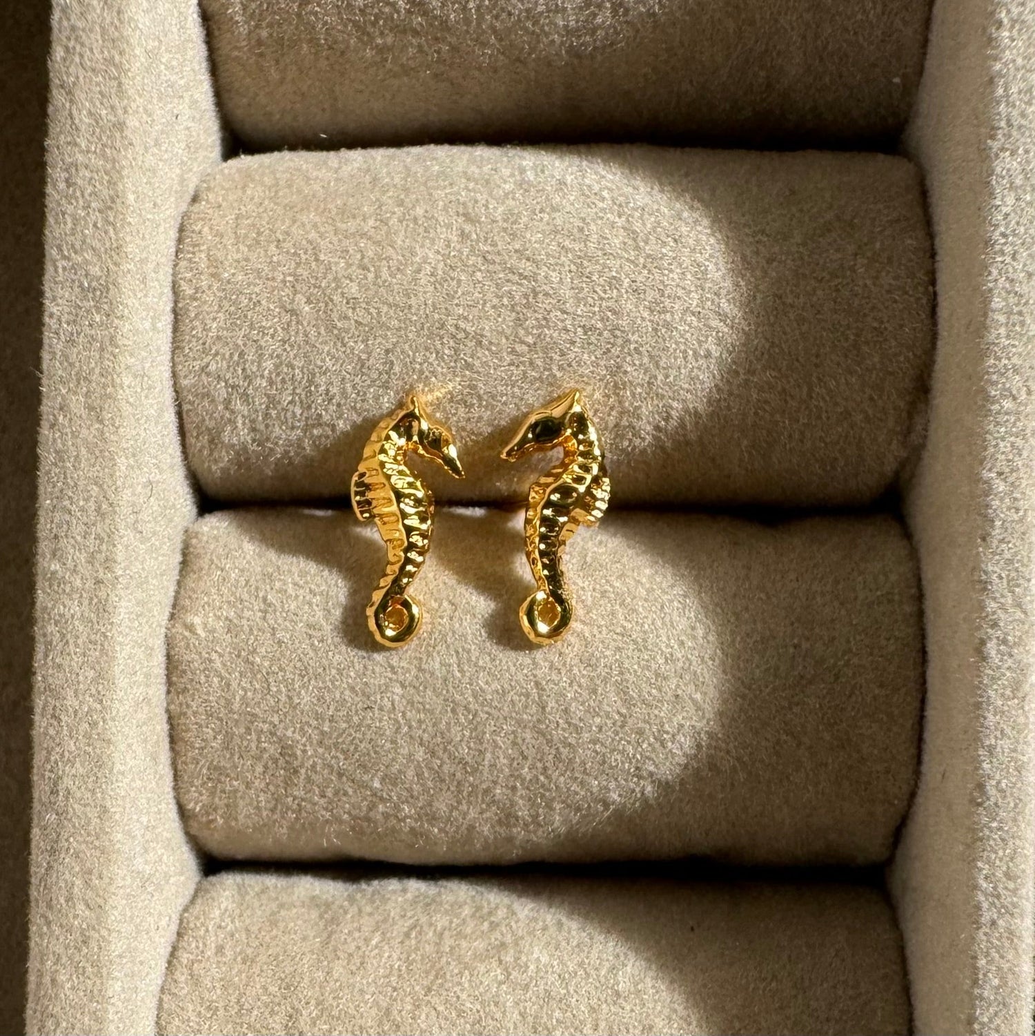 Seahorse Studs - Namaste Jewelry Canada