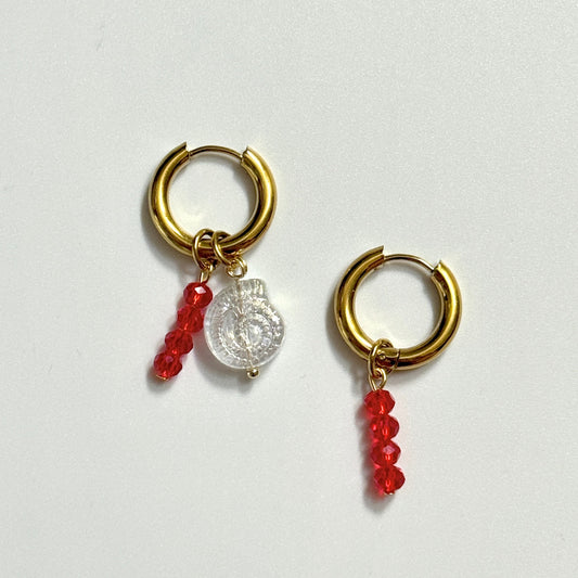 Shell Charm earrings - Namaste Jewelry Canada